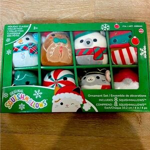 Squishmallows Holiday Classic Ornament Set